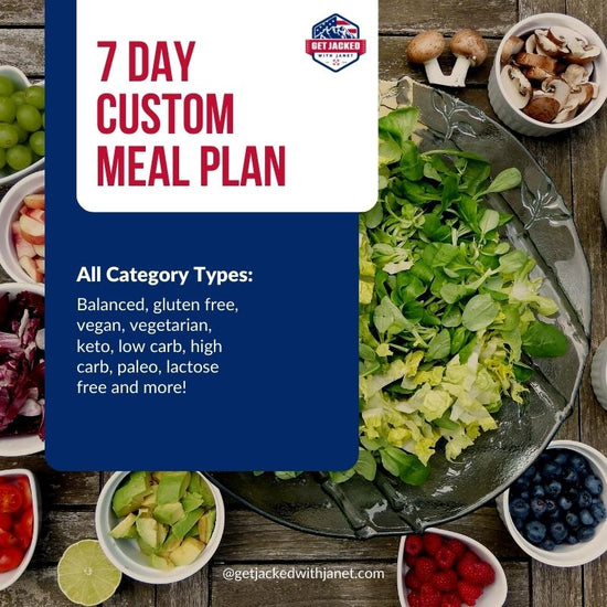 7 day custom meal plan 