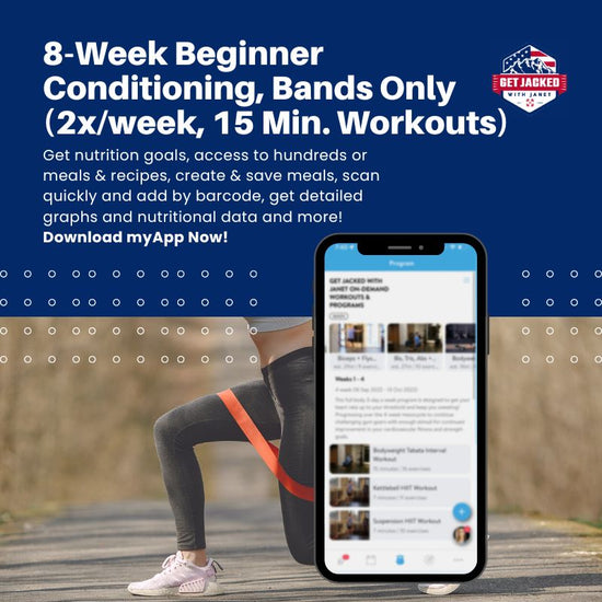 8-Week Beginner Conditioning, Bands Only (2x/week, 15 Min. Workouts)