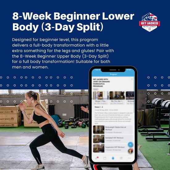 8-Week Beginner Lower Body (3-Day Split)