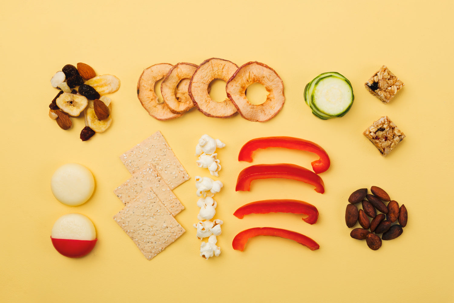 healthy food swaps image of foods and snacks