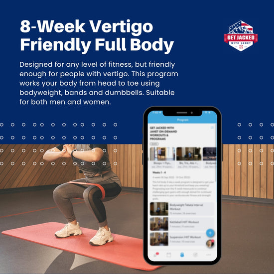 8 week vertigo friendly full body program