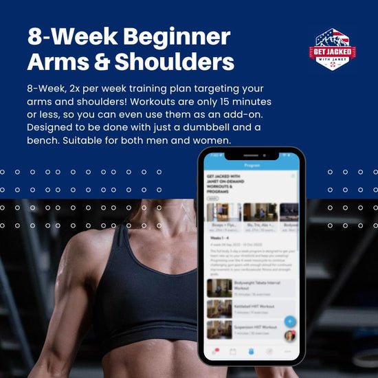 8-Week Beginner Arms & Shoulders 