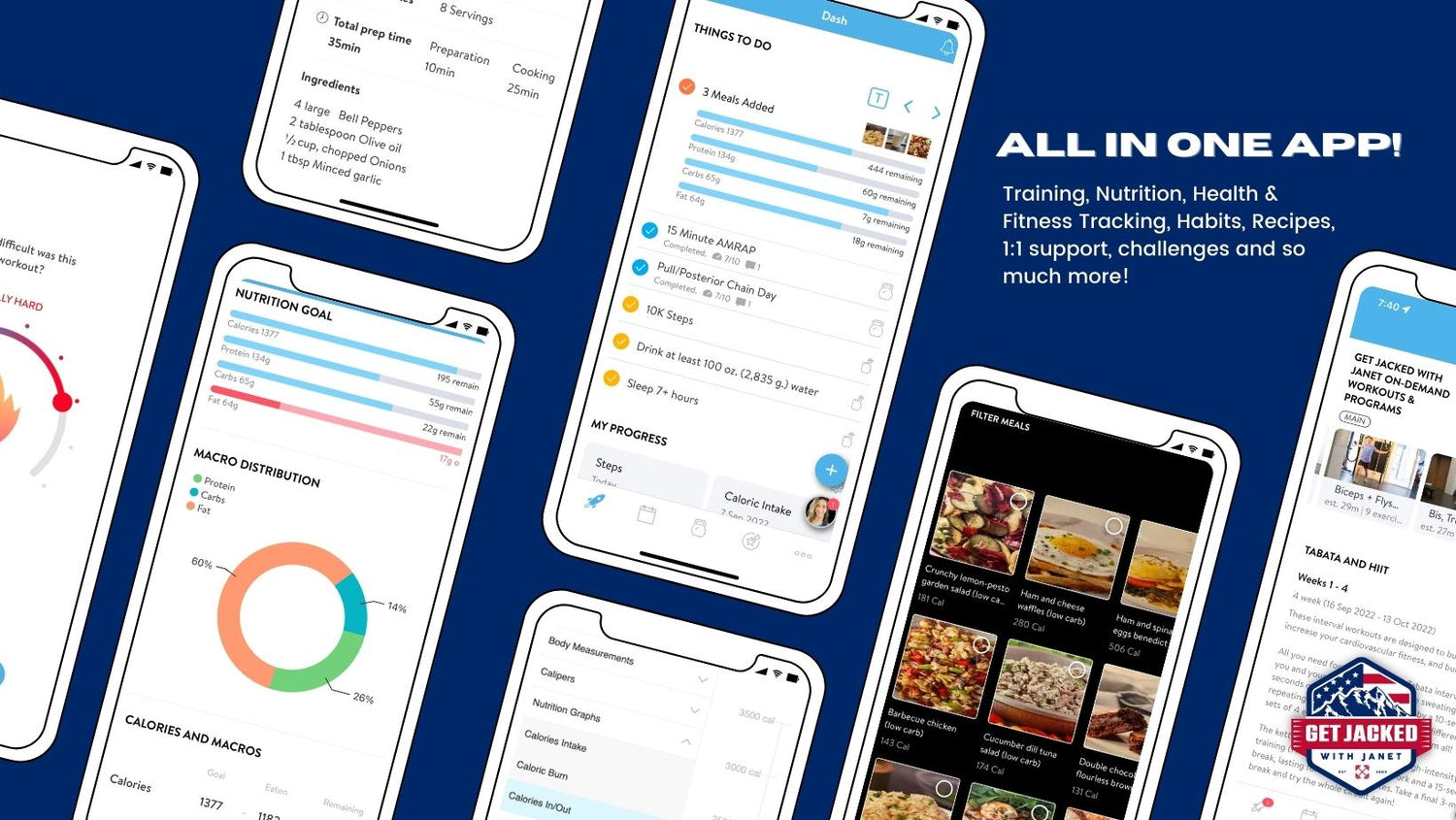 all in one training and nutrition app