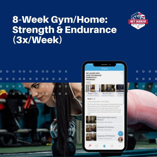 Person working out with an image of a phone and a fitness app on it. 