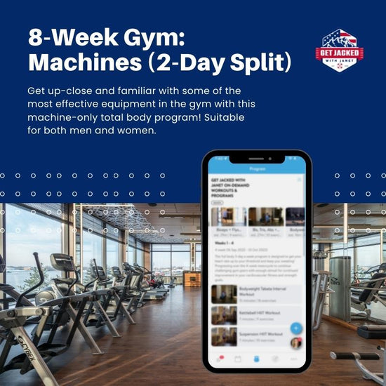 8-Week Gym: Machines (2-Day Split)