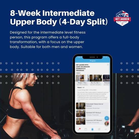 8-Week Intermediate Upper Body (4-Day Split)