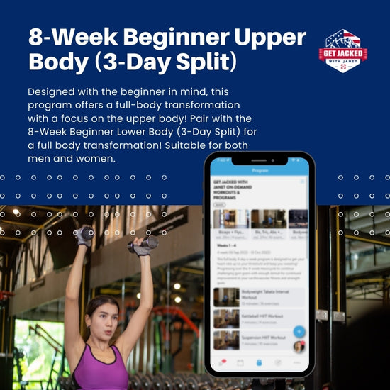 8-Week Beginner Upper Body (3-Day Split)